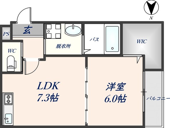 フジパレス吉田WESTの物件間取画像